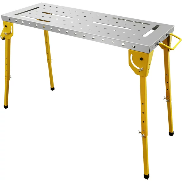 Dewalt dxmf4618wt adjustable height portable steel deals welding table and work bench