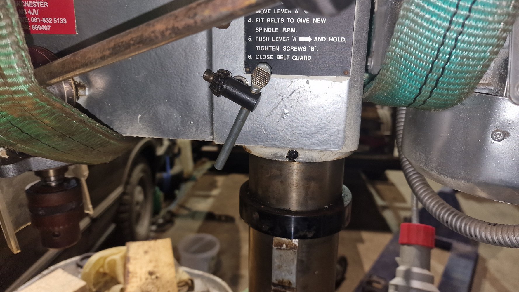 Pillar drill head stuck | MIG Welding Forum