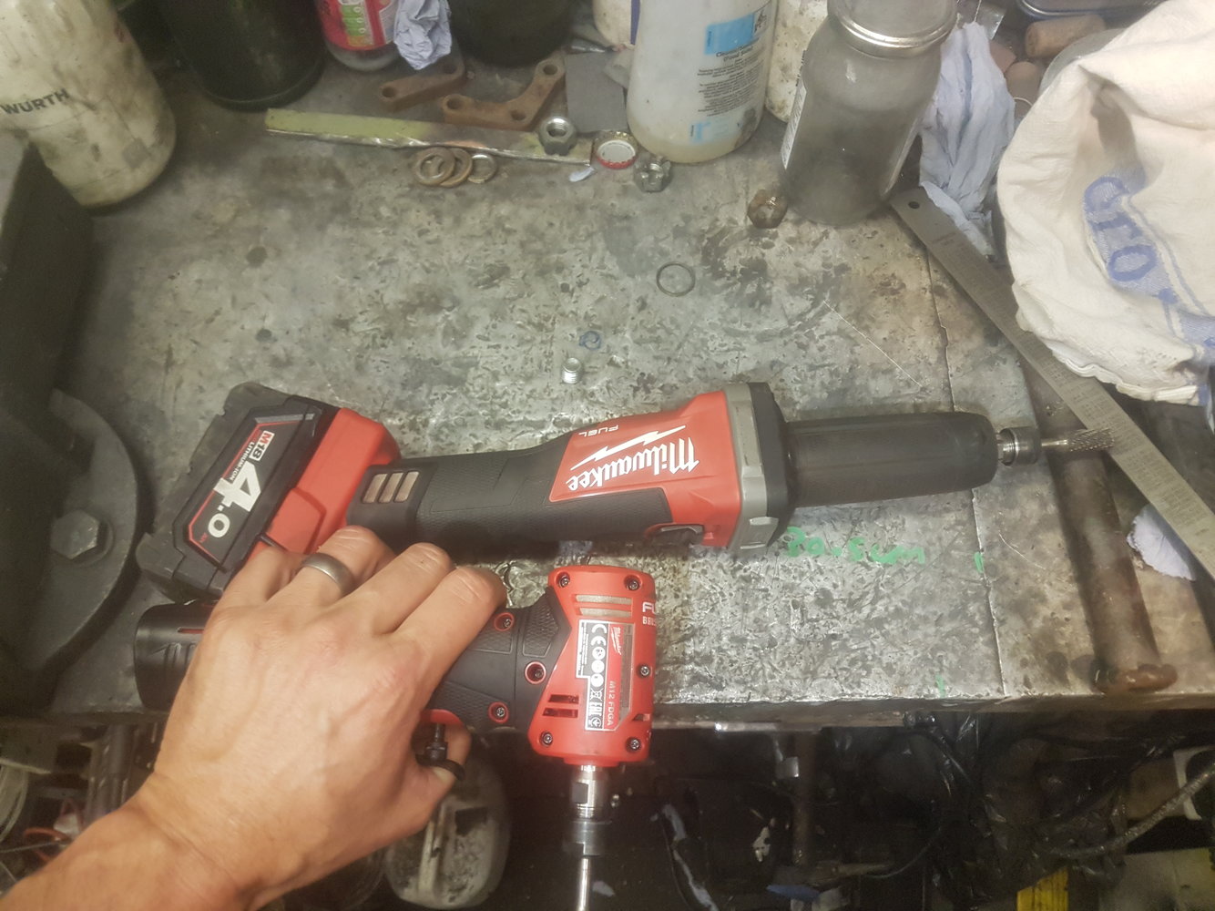 Milwaukee m18 fuel store die grinder 2784