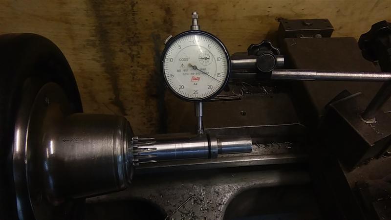 Extending Lathe Gearbox Shaft 