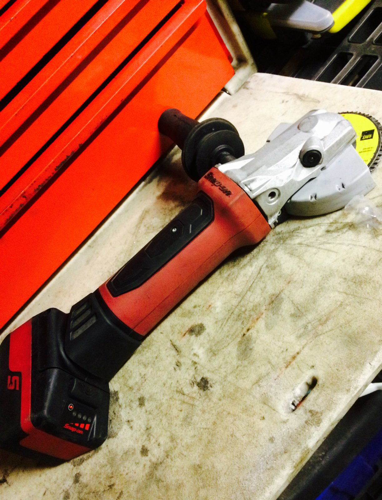 Snap on cordless discount grinder