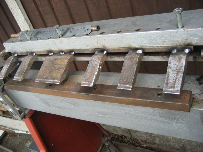 Edwards Hand Operated Straight Cast Iron Sheet Metal Folder