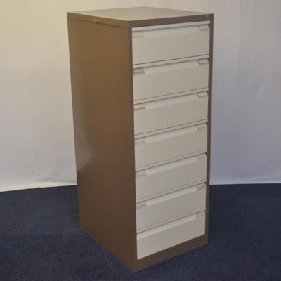 3441100000005Bisley Brown Cream 7 Drawer Media Cabinet.jpg